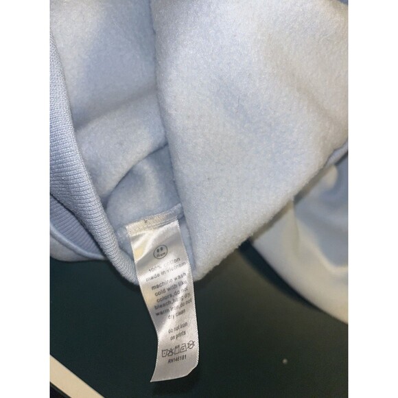 Drew House Hoodie LARGE Light Blue Sweatshirt Justin Bieber Smiley Music Cotton - Picture 8 of 8